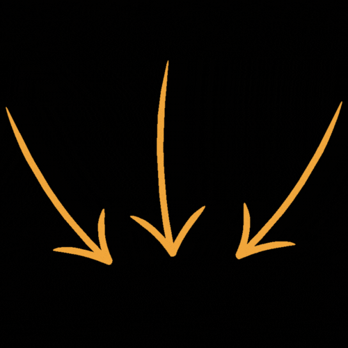 Flèches animées orange